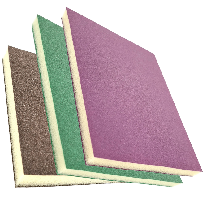 DOUBLE SIDED ABRASIVE SPONGES 98mm x 120 mm