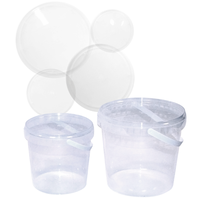 SHAKING CUPS WITH LIDS 155ml