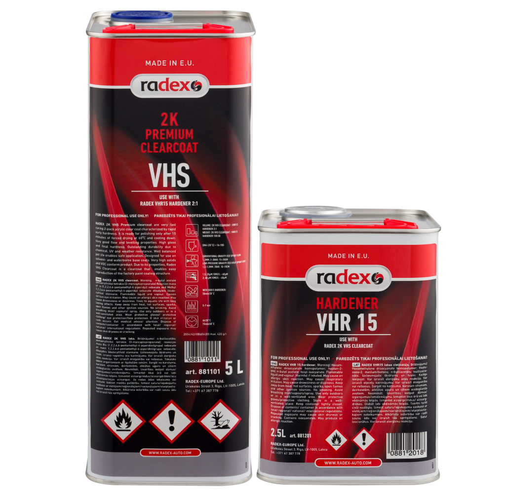 2K VHS CLEARCOAT + HARDENER 7.5L