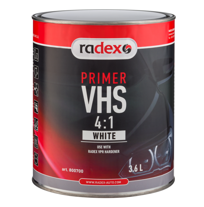 VHS PRIMER 4:1 + HARDENER 4.5L WHITE