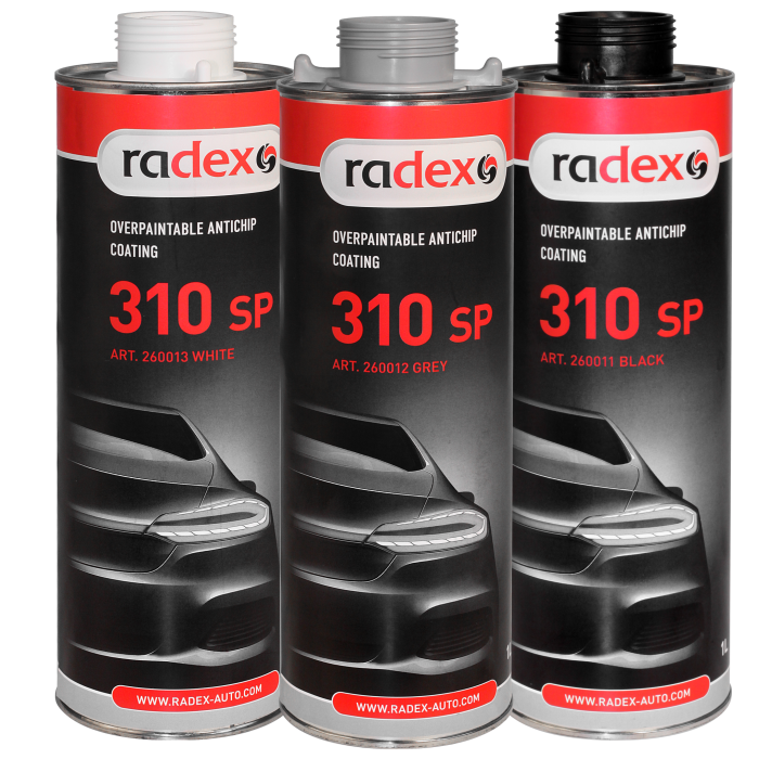 OVERPAINTABLE ANTICHIP COATING 310 SP 1L BLACK